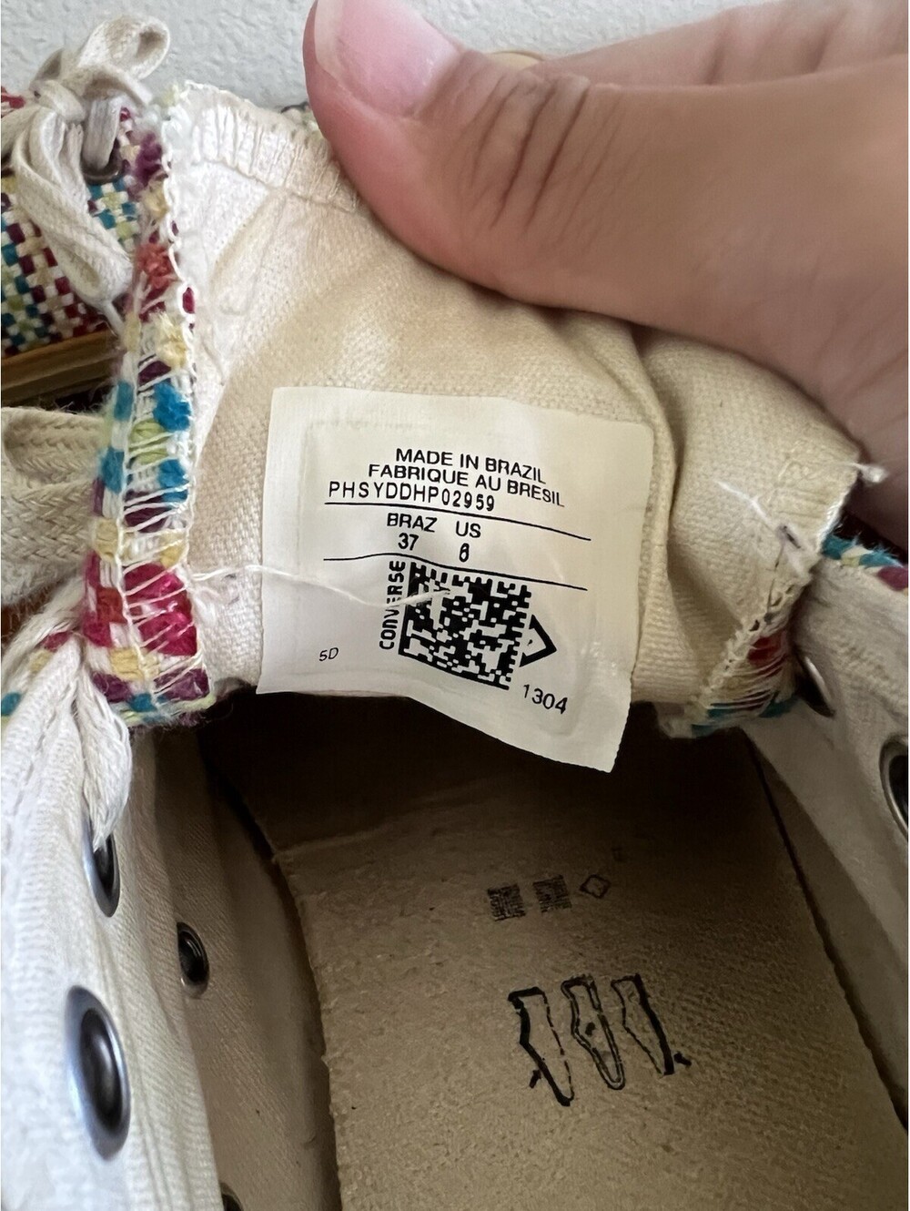 Converse Chuck Taylor All Star Lift OX Multi CoPlatform Sneakers Women Sz. 8 HTF - Picture 7 of 11